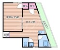 栗屋ハイツの間取図