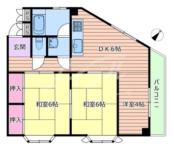 間取図 第5関根マンション