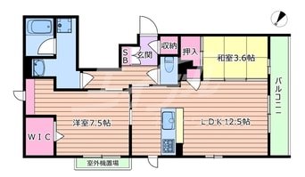間取図 La maison rose