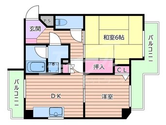 間取図 デルフィーノ上新庄