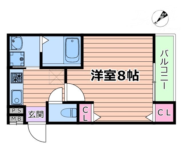 間取り図 フジパレス大桐Ⅴ番館