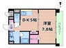 瑞光セレニテ 1DKの間取り
