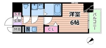 間取図 エスリード大阪ザ・ルクス