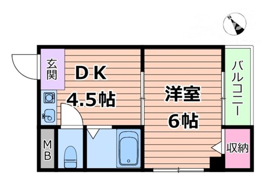 間取図 シュロス野口
