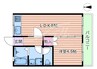 阪急京都線/摂津市駅 徒歩10分 1階 築46年 1LDKの間取り