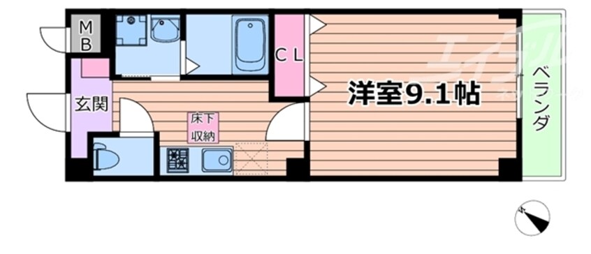 間取図 スタイリッシュレジデンス