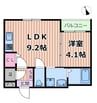 きらら　清和園 1LDKの間取り