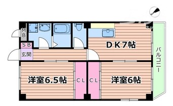 間取図 カリーノ大桐