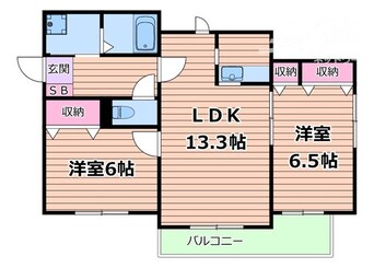 間取図 エスペーロサチ