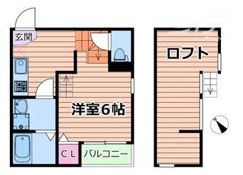 間取図 ハーモニーテラス大桐Ⅱ