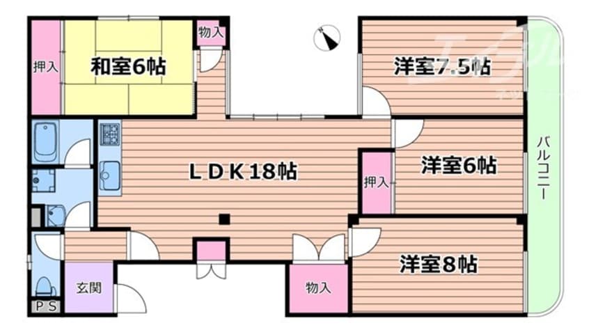 間取図 寺田マンション