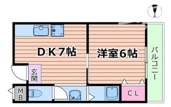 間取図 リビングゾーン88　B棟