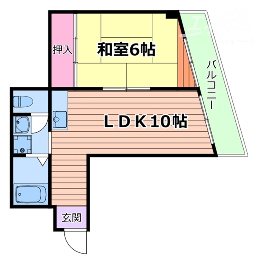 間取図 フジモトビル