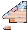 ユープラス上新庄 1Rの間取り