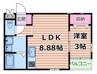 間取図 レーヴ茨木元町