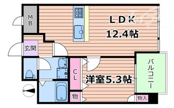 間取図 パレス東洋6号館
