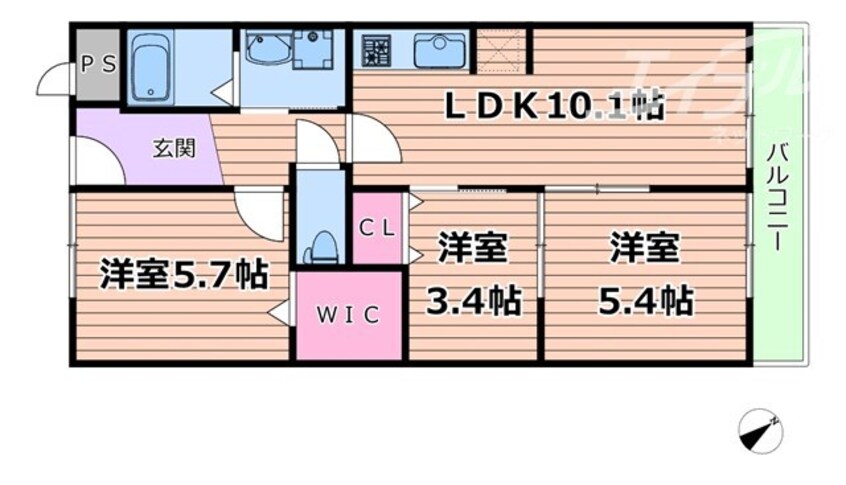 間取図 メゾン英陽