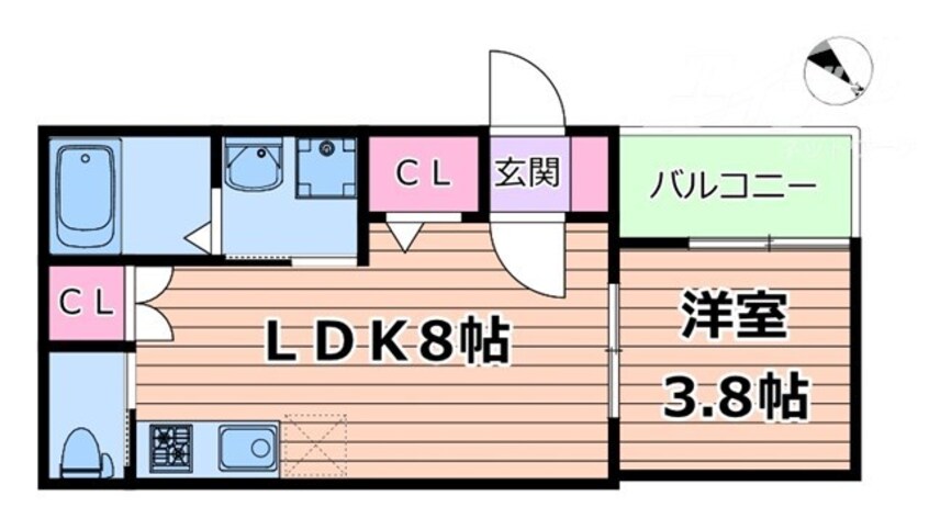 間取図 ソルピアーチェ南吹田