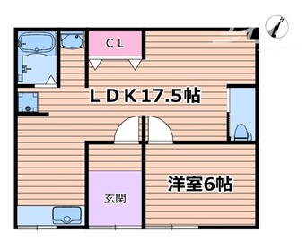 間取図 ナチュール上新庄