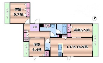 間取図 Bay Tree