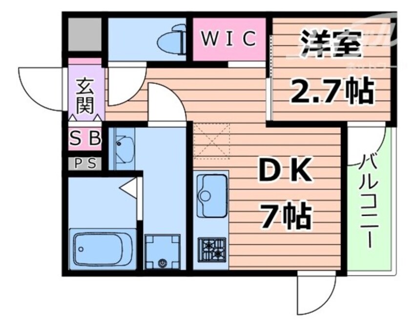 間取図 MOVE吹田正雀