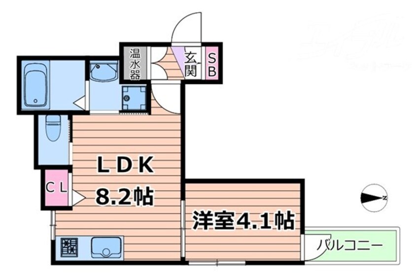 間取図 F asecia castor