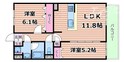 グランコート千里丘の間取図