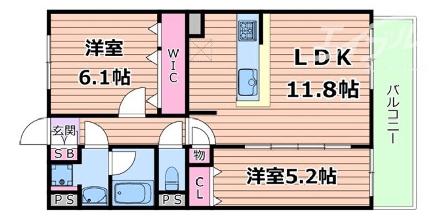 間取図 グランコート千里丘