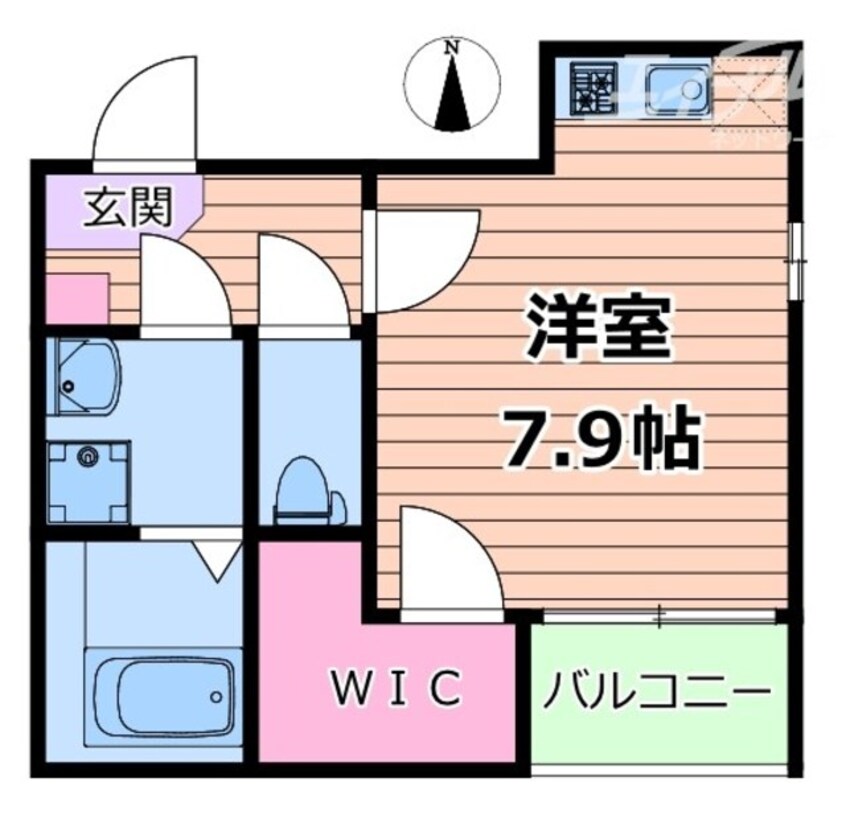 間取図 ハーモニーテラス大桐