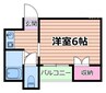 ｅｄｅｎ　Ｈｏｄｕｋｉ 1Kの間取り