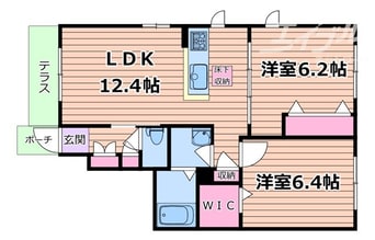間取図 シェモワ　いばらき