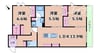 wellen岸辺 3LDKの間取り