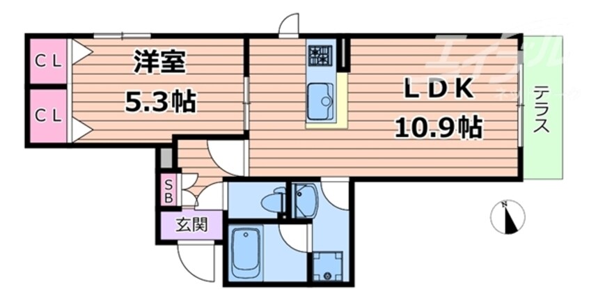 間取図 ゼストグリナージュ