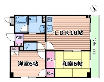 間取図 せっつ2番館