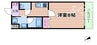 ウェルスクエア茨木駅前 1Kの間取り