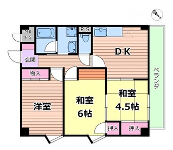 間取図 芳光ハイツ