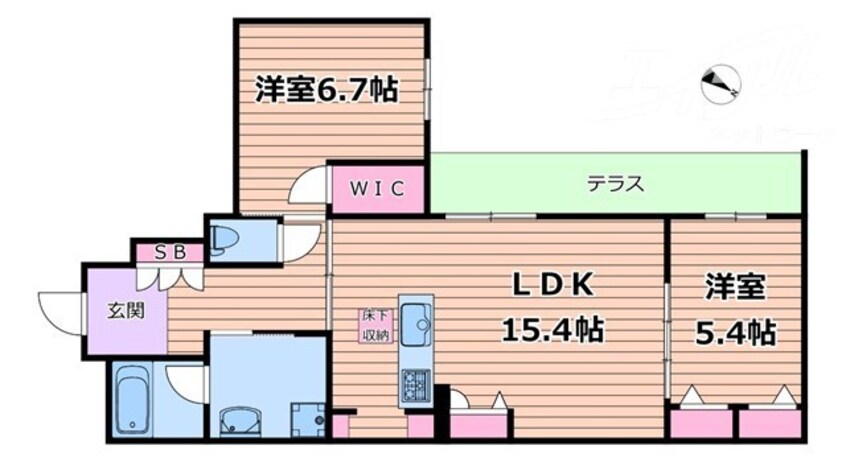 間取図 ハムステッドアレー