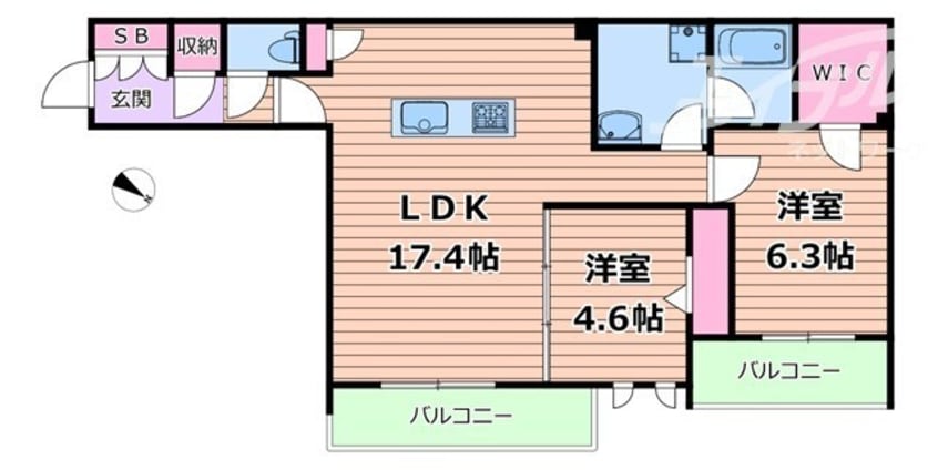 間取図 ハムステッドアレー