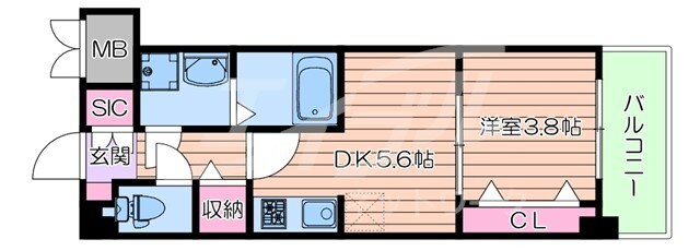間取り図 スプランディッド新大阪EAST