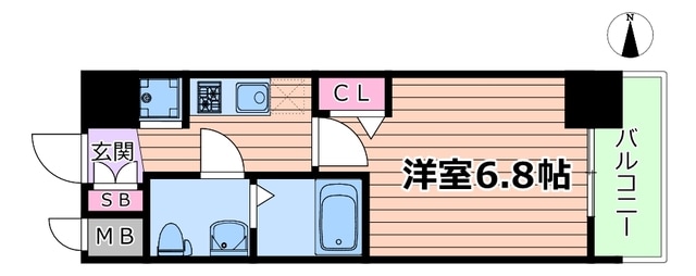間取り図 アドバンス江坂東デパール
