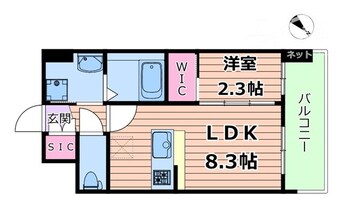 間取図 セレニテ江坂エクラ
