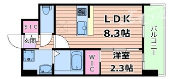 間取図 セレニテ江坂エクラ