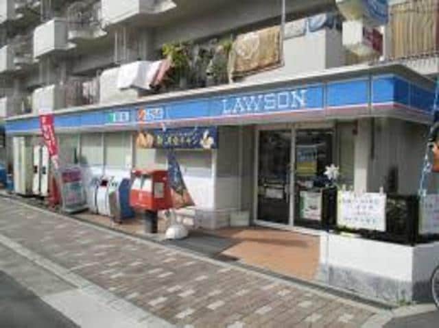ローソン新大阪東店(コンビニ)まで485m※ローソン新大阪東店 レオングラン新大阪レジデンス