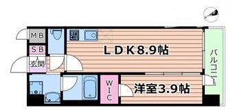 間取図 スプランディッドライズ新大阪ノース