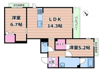 間取図 シャーメゾン　アプリクス