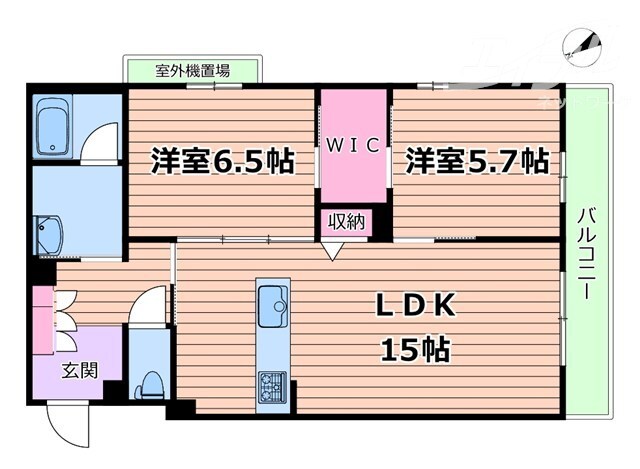 間取り図 シャーメゾン　アプリクス
