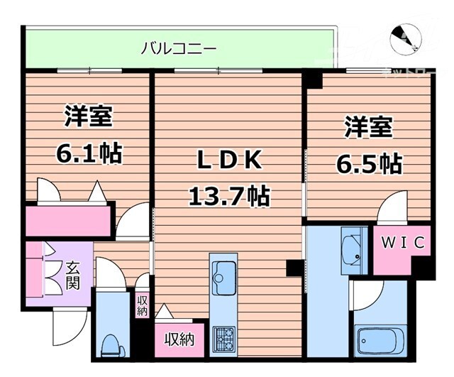 間取り図 シャーメゾン　アプリクス