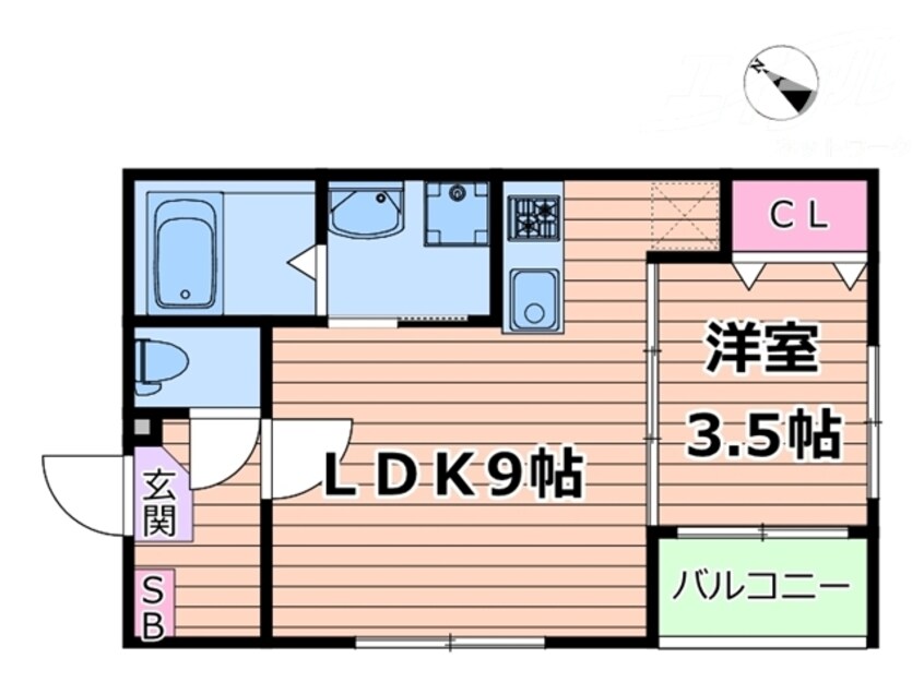 間取図 Wood Garden Ⅱ