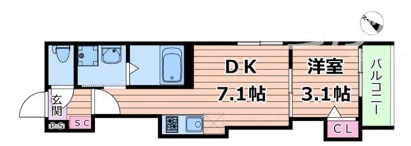 間取図 ソラーレ吹田