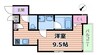MOVE吹田SOUTH 1Rの間取り